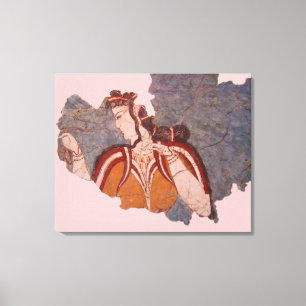 Afdrukken van minoan Wall-schilderCanvas