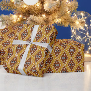 Afdrukken van moderne muddoeken cadeaupapier