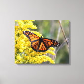 Afdrukken van monoarch Butterfly Canvas (Voorkant)