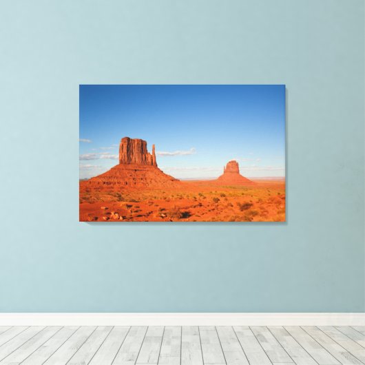 Afdrukken van Monument Valley Canvas (Insitu (Houten vloer))