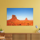 Afdrukken van Monument Valley Canvas (Insitu (Woonkamer))