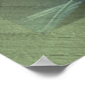 Afdrukken van muziek en Glas in lood Poster (Hoek)