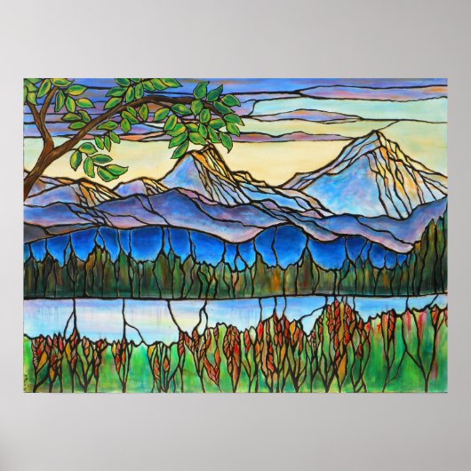 Afdrukken van "One Fine Day"-landschapsdoek Poster (Voorkant)