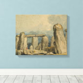 Afdrukken van onehenge canvas (Insitu (Houten vloer))