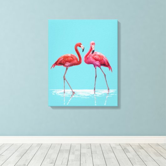 Afdrukken van ononderbroken Canvas (Insitu (Houten vloer))