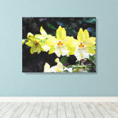 Afdrukken van orchid Trio Wrapped Canvas (Insitu (Houten vloer))