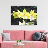 Afdrukken van orchid Trio Wrapped Canvas (Insitu (Woonkamer))