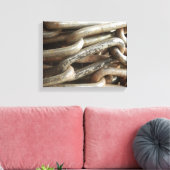 Afdrukken van oude keten Canvas (Insitu (Woonkamer))