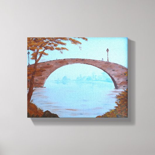 Afdrukken van oude stadsbrug (Voorkant)