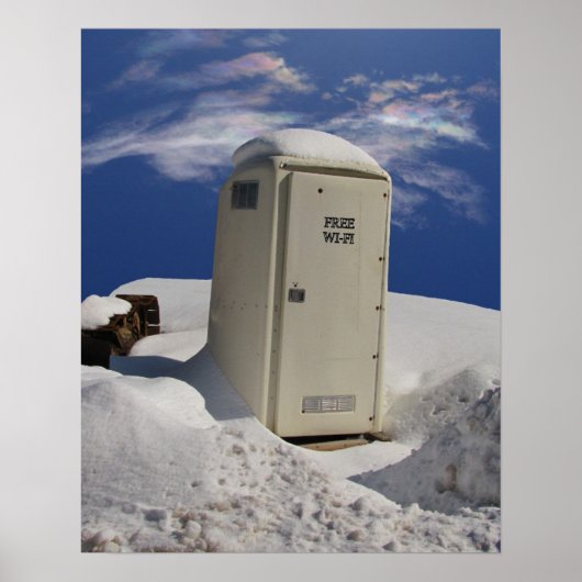 Afdrukken van OutHouse WiFi ~ Poster (Voorkant)