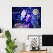 Afdrukken van paarden en nachtelijke Posters - Kun (Thuiskantoor)