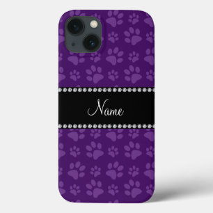 Afdrukken van paarse hondenpoten Case-Mate iPhone case