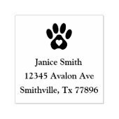 Afdrukken van pagina's met het retouradres van het  zelfinktende stempel (Design)