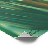 Afdrukken van palletjes voor tekenen en poëzie poster (Hoek)