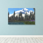 Afdrukken van pinnacle Canvas (Insitu (Houten vloer))