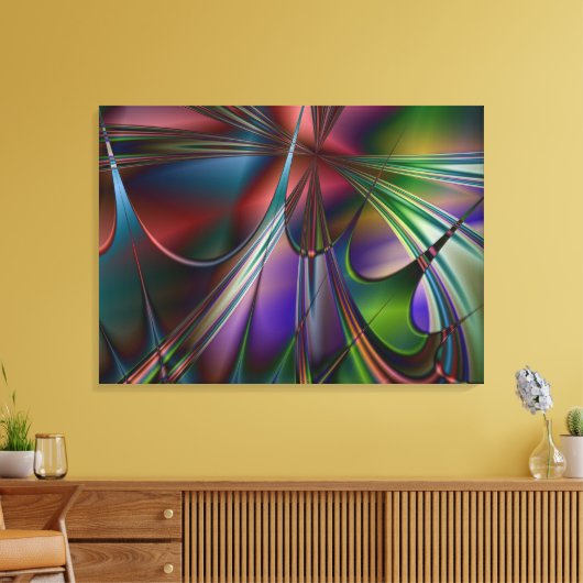 Afdrukken van plastic raster met gerasterd canvas (Insitu (Woonkamer))