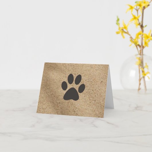 Afdrukken van pokken in het zand kaart (Gele Bloem)