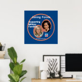 Afdrukken van POSTER van samengevoegde krachten (Thuiskantoor)