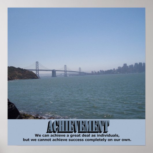 Afdrukken van prestaties (over de hele baai) poster (Voorkant)