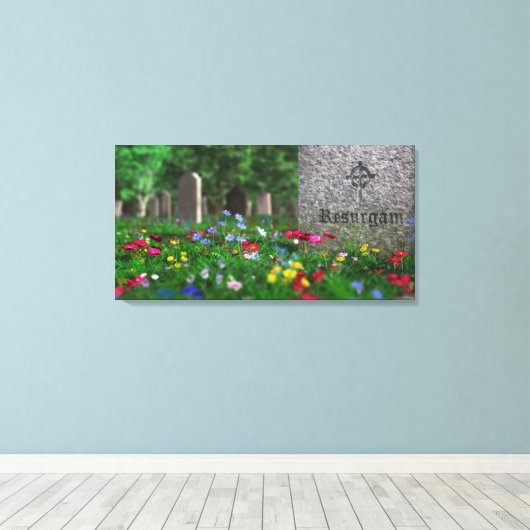 Afdrukken van reurgam Canvas (Insitu (Houten vloer))