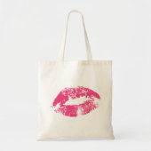 afdrukken van rode lips tote bag (Voorkant)