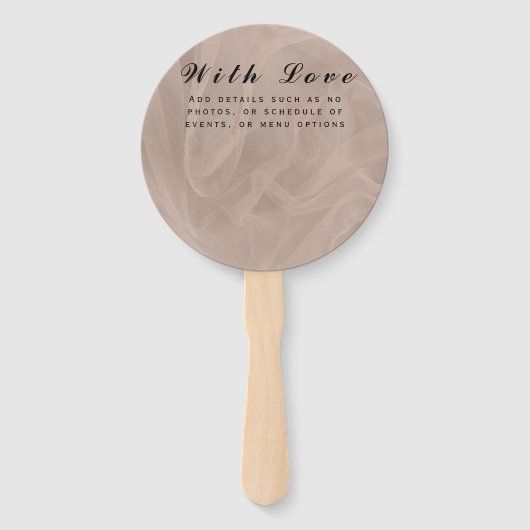 Afdrukken van roze fabric - om het even welke kleu handwaaier (Voorkant)