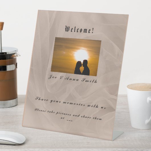 Afdrukken van roze fabric - om het even welke kleu reclamebord met voetstuk (Insitu)