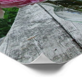 Afdrukken van roze pony's Poster (Hoek)