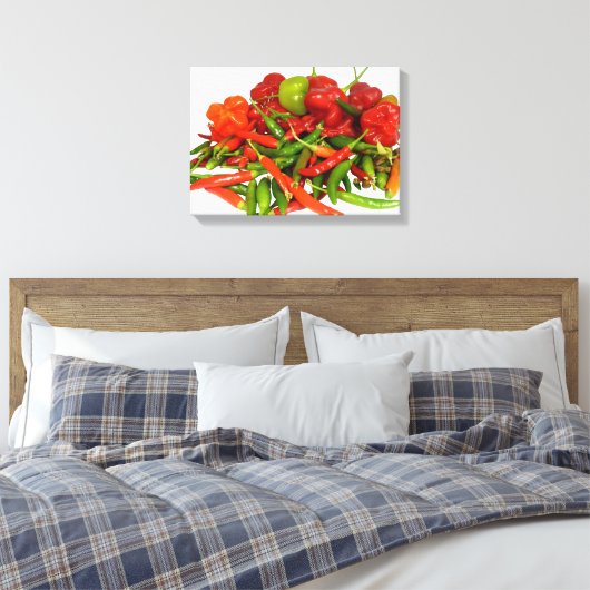 Afdrukken van speciaal afgebeelde Chillies (Insitu (Slaapkamer))