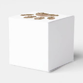 Afdrukken van speciale woestijn-camo dog pow bedankdoosjes (Achterkant)