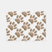 Afdrukken van speciale woestijn-camo dog pow fleece deken (Voorkant (Horizontaal))