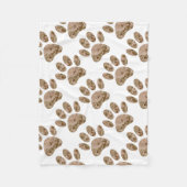 Afdrukken van speciale woestijn-camo dog pow fleece deken (Voorkant)