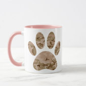Afdrukken van speciale woestijn-camo dog pow mok (Links)