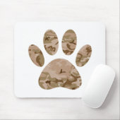 Afdrukken van speciale woestijn-camo dog pow muismat (Met muis)