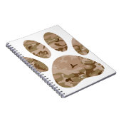 Afdrukken van speciale woestijn-camo dog pow notitieboek (Rechterzijde)