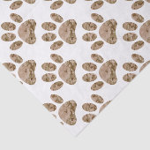 Afdrukken van speciale woestijn-camo dog pow tissuepapier (Detail)