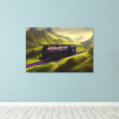 Afdrukken van stoamlocomotief (Insitu (Houten vloer))