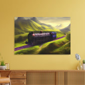 Afdrukken van stoamlocomotief (Insitu (Woonkamer))