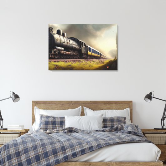 Afdrukken van stoamlocomotief (Insitu (Slaapkamer))