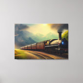 Afdrukken van stoamlocomotief (Voorkant)