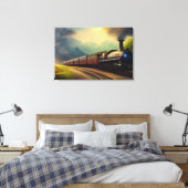 Afdrukken van stoamlocomotief (Insitu (Slaapkamer))