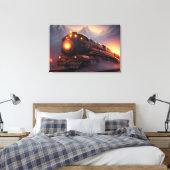 Afdrukken van stoamlocomotief (Insitu (Slaapkamer))