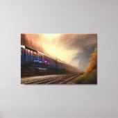 Afdrukken van stoamlocomotief (Voorkant)