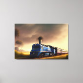 Afdrukken van stoamlocomotief (Voorkant)