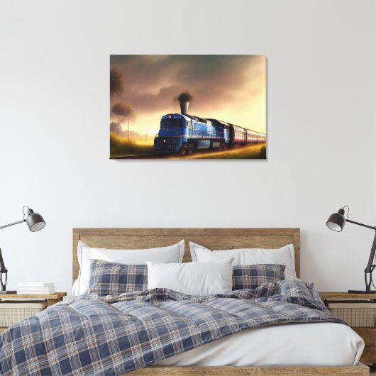 Afdrukken van stoamlocomotief (Insitu (Slaapkamer))