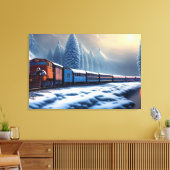 Afdrukken van stoamlocomotief (Insitu (Woonkamer))