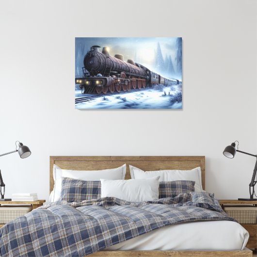 Afdrukken van stoamlocomotief (Insitu (Slaapkamer))