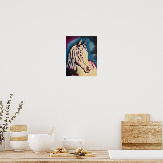 Afdrukken van Storm Fine Equestrian Art Poster (Keuken)