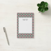 Afdrukken van straffe controle van patroonafdruk A Post-it® Notes (Kantoor)