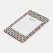 Afdrukken van straffe controle van patroonafdruk A Post-it® Notes (Schuin)